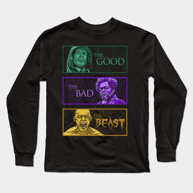 The Good, the Bad and the Beast Long Sleeve T-Shirt by RyanAstle